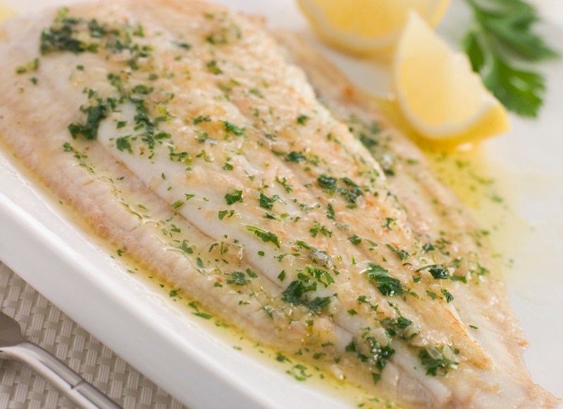 рыба с зеленью