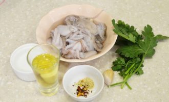 подача осьминога