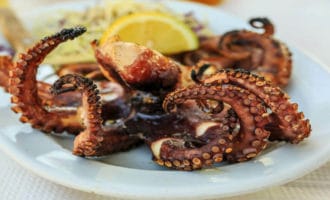 вкусный осьминог