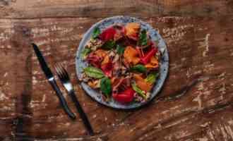 салат с овощами