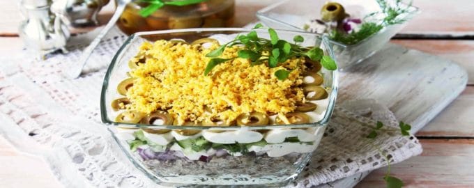 салат из сардины