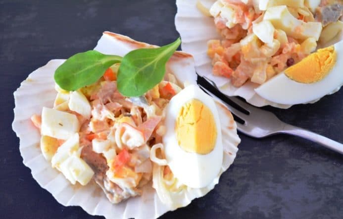 Салаты с путассу