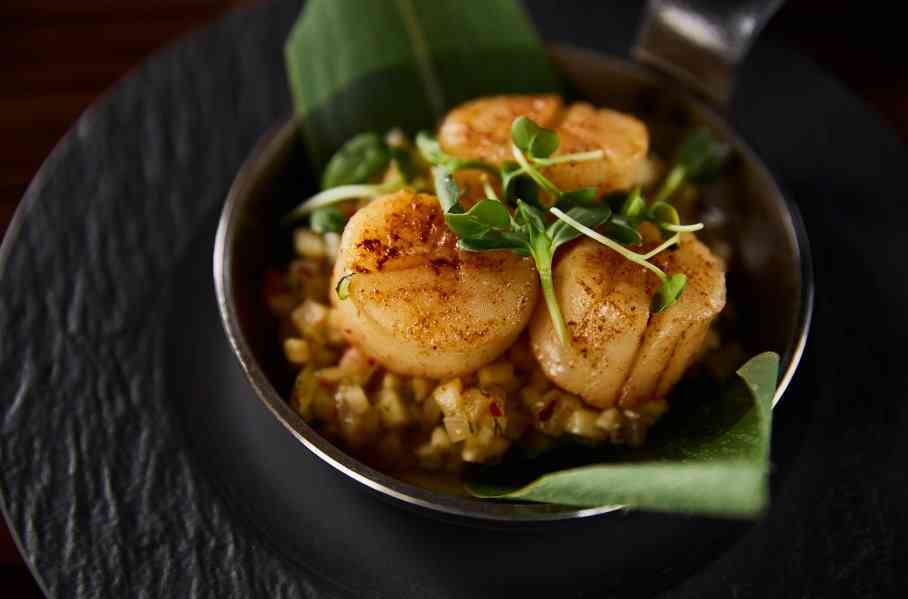 гребешки с крупой