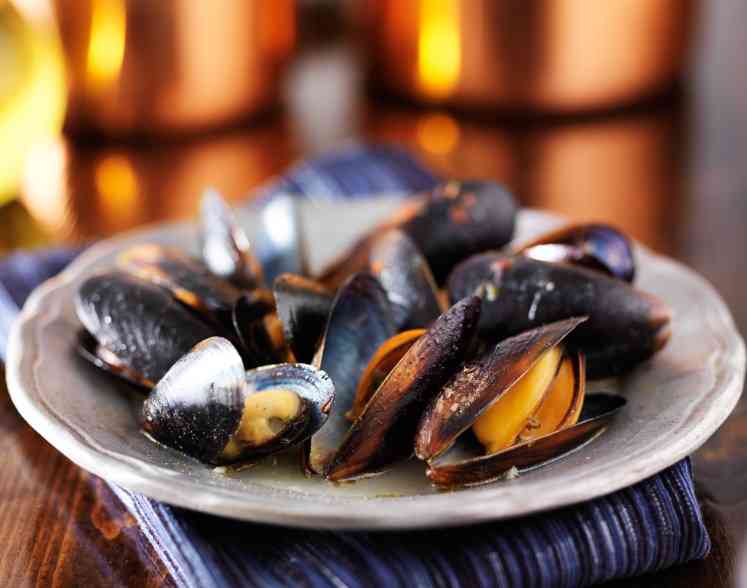 как подают мидии