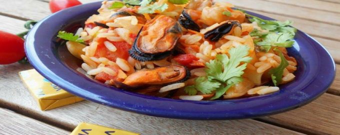 плов с мидиями