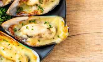 запеченые мидии