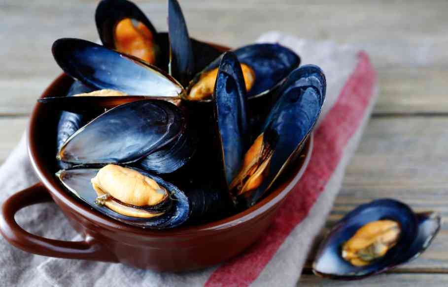 мидии в пиале