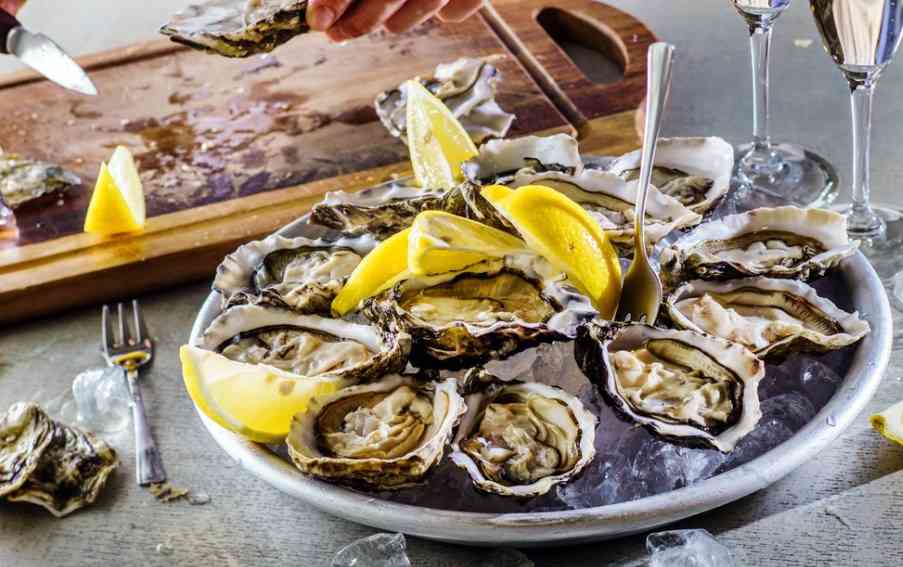 как подавать устрицы