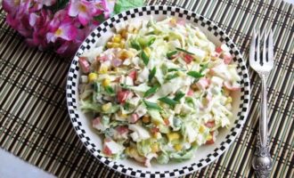 салат крабовый