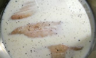 пикша в молоке