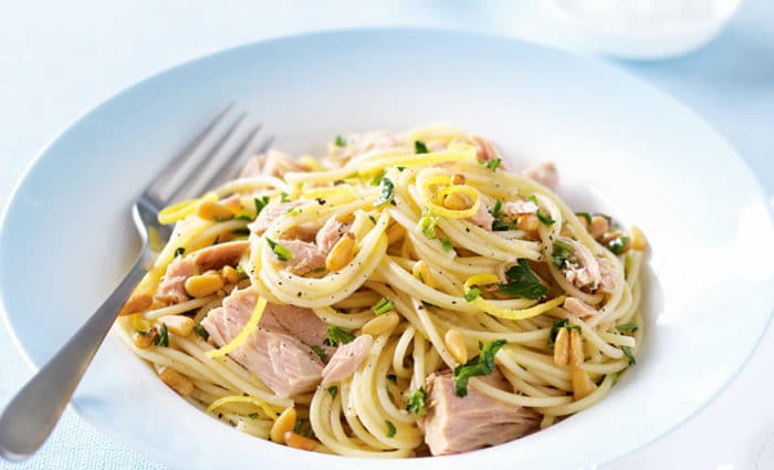 паста с тунцом