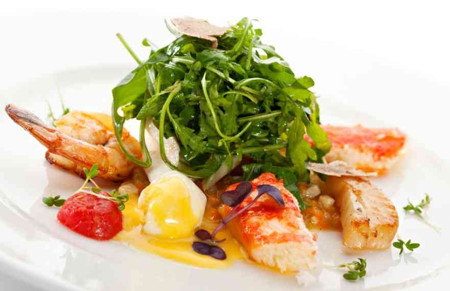 краб с овощами 