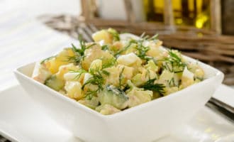 салат с треской