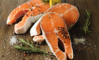 стейк форели