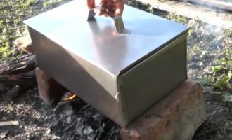 коптильня закрытая