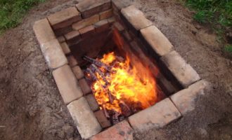 костер для копчения