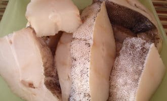 стейки палтус