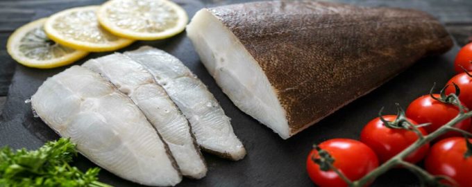 палтус нарезанный на стейки