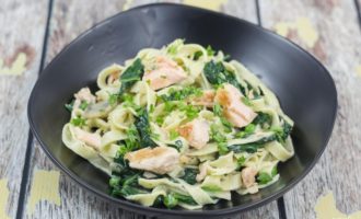 паста лосось