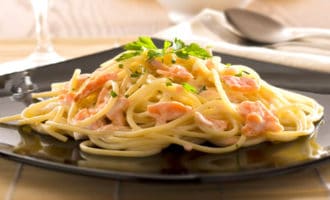 паста лосось