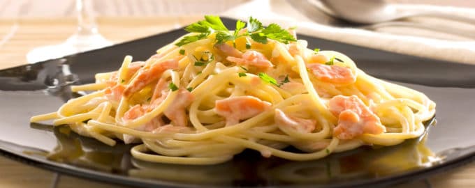 паста лосось