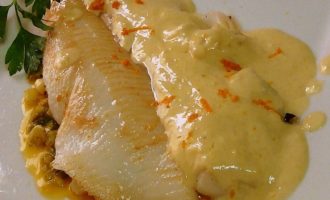 морской петух в соусе