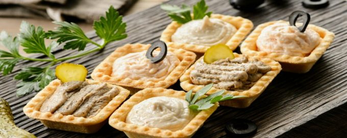 закуска в тарталетках