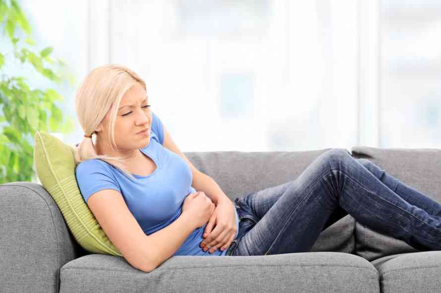 резкие боли в животе