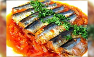 мойва с овощами