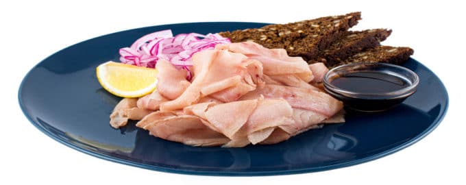 строганина из пеламиды