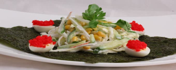 салат под названием снежный краб