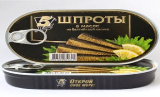 вкусные шпроты в масле