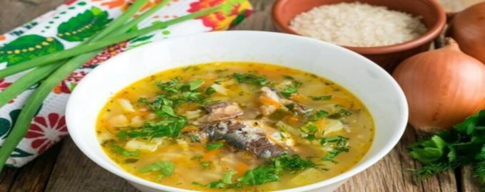 наваристый суп со шпротами