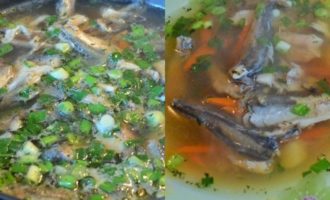 уха с мойвой