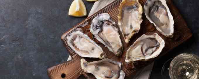 устрицы
