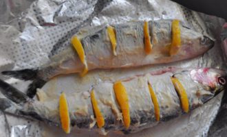 рыба с лимоном
