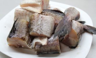 минтай кусочками