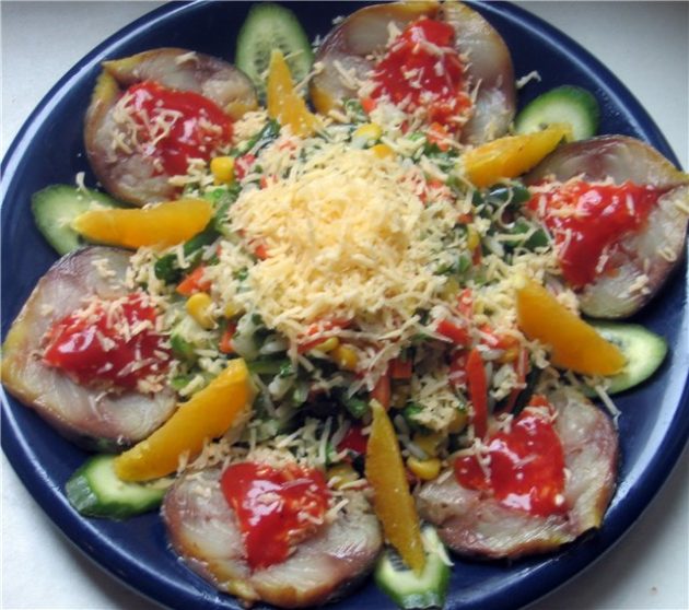 салат летняя искра с апельсином 