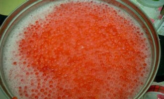 подготовка красной икры к посолу