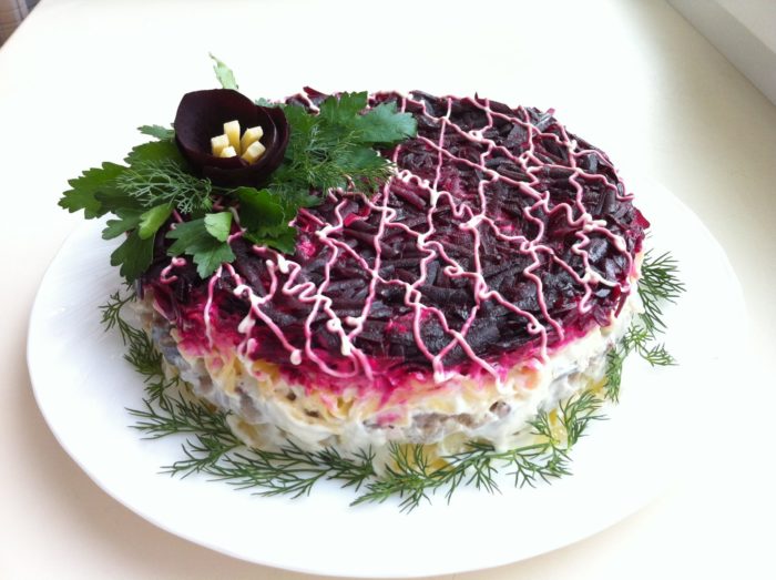 скумбрия под шубой 