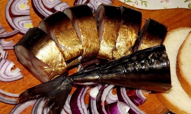 приготовление скумбрии с жидким дымом 