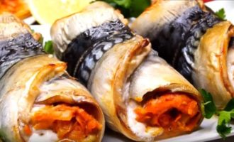 скумбрия с морковью