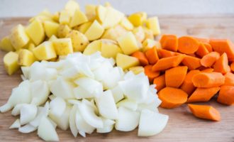 овощи для ухи