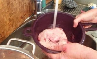 промывание рыбы