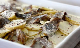 скумбрия запеченая с картошкой