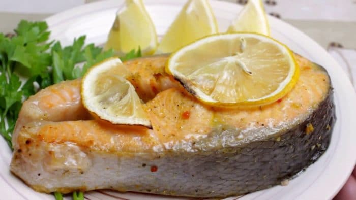 сочные жареные стейки трески 