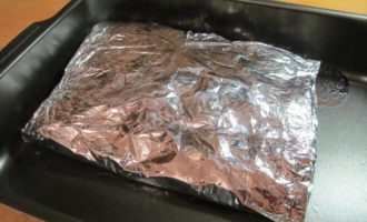 минтай в фольге