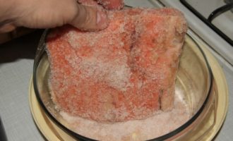 семга в соли