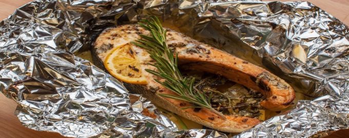 стейки семги в фольге