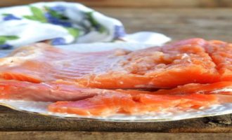 нарезка красной рыбы